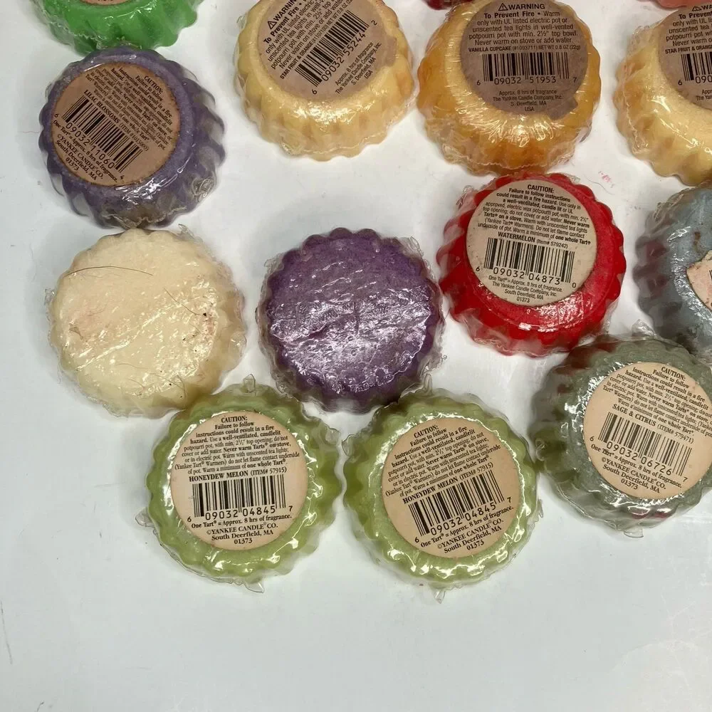Yankee Candle Wax Potpourii Tarts Mixed Lot of 15 New Sealed